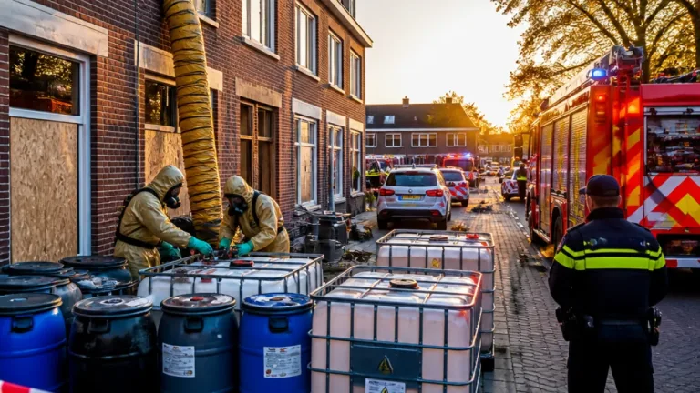 Groot drugslab aan Meidoornstraat zorgt voor ontruiming in Den Haag