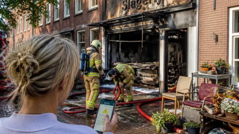 Grote brand in Meppel verwoest slagerij; onrust over strengere brandveiligheidsregels