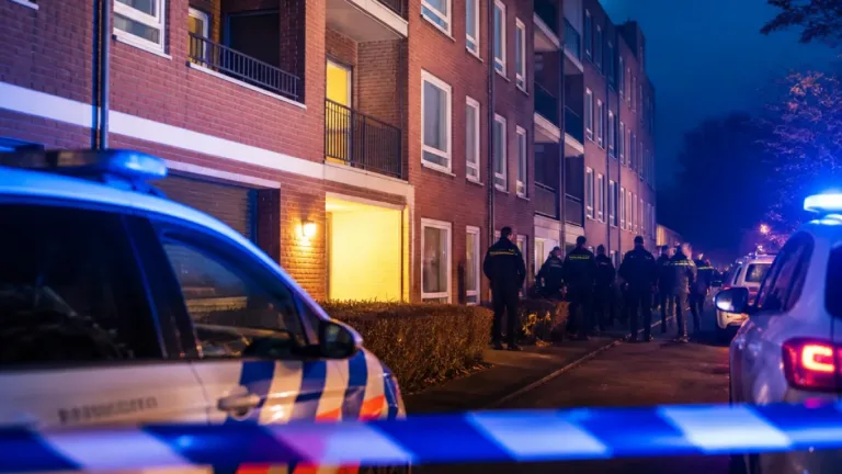 Grote politieactie in centrum Barneveld leidt tot arrestatie bij appartementencomplex