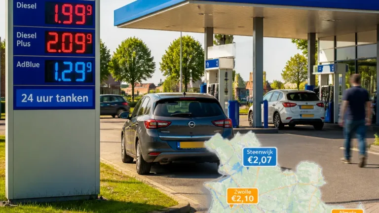 Grote prijsverschillen in Overijssel: Steenwijk heeft een van de goedkoopste pompen