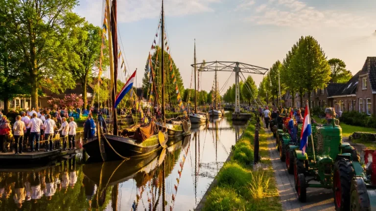 Historische vloot legt op 6 augustus aan in Smilde: schepen, koor en oude tractoren