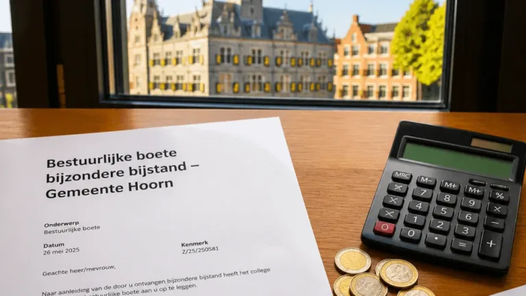 Hoorn legt nieuw boetekader bijzondere bijstand vast: duidelijke regels en drempels
