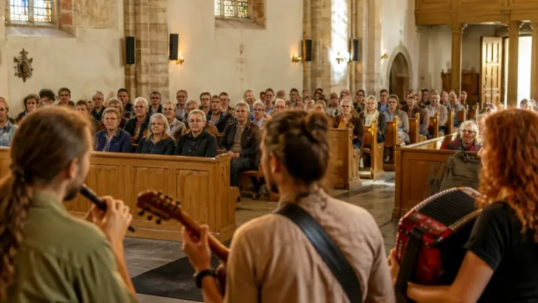 Ierse folkkleuren vullen Dorpskerk: Heemskerk waant zich even in Donegal