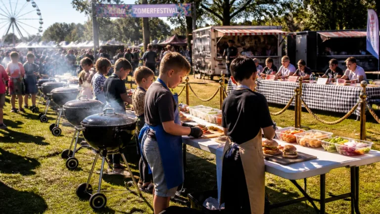 IJmuiden zet jong talent in het vuur: Kids-Q BBQ-wedstrijd op Homburgplantsoen