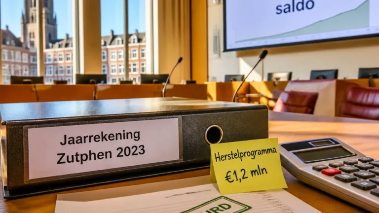 Jaarrekening Zutphen toch goedgekeurd; raad eist versneld herstel van basis