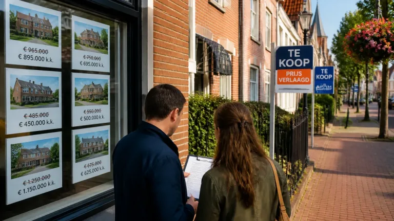 Kentering op woningmarkt raakt ook Huizen: waar onderbieden weer kan