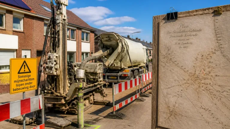 Kerkrade saneert 55 oude mijnschachten: cement vult holtes om verzakkingen te voorkomen