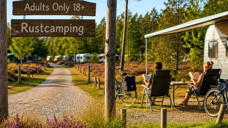 Kinderloze campings winnen terrein: Drenthe hoort bij de koplopers