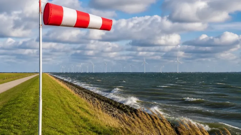 Koel zomerweekend in Flevoland: stevige noordwestenwind, zon beperkt, regen schaars