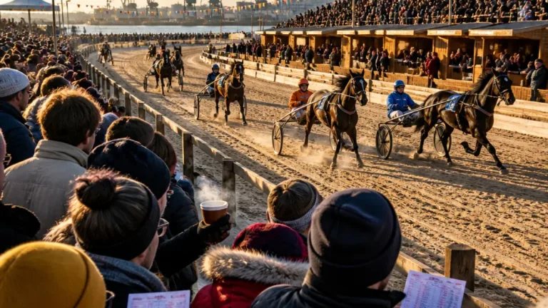 Kortebaan in IJmuiden: gokken, gezelligheid en paarden met ‘leuke namen’