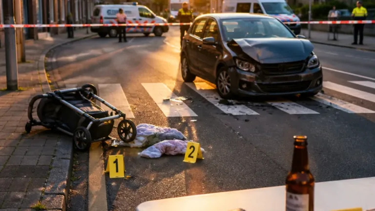 Maastricht: automobilist reed veel te hard en onder invloed bij dodelijke aanrijding in Heer