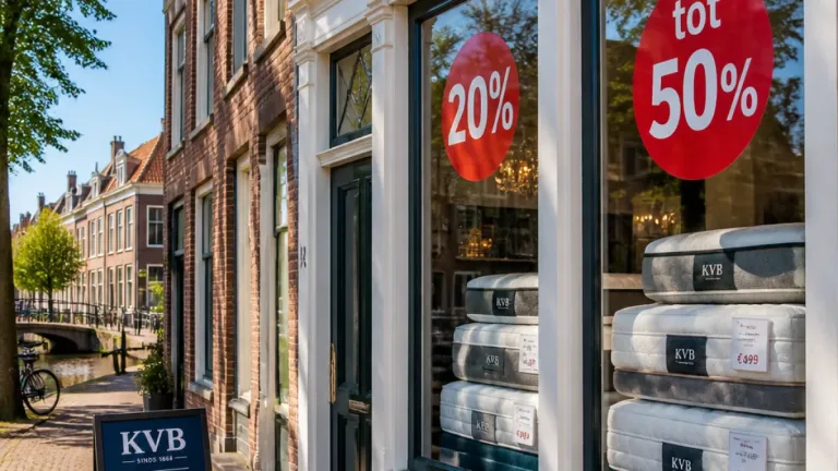 Matrassenaktie in Delft: Klaas Vaak Bedden biedt kortingen op KVB-collectie en restpartijen