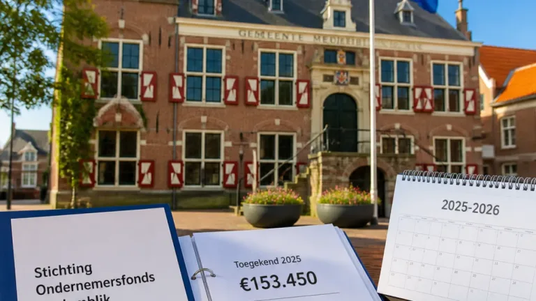 Medemblik stelt miljoenenkader vast voor Ondernemersfonds: bijdragen voor 2025 en 2026 bekrachtigd