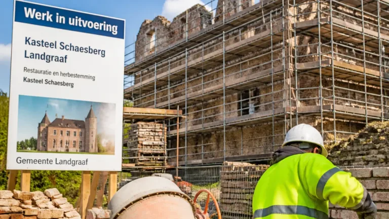 Meer gemeenschapsgeld naar Kasteel Schaesberg door duurdere metselaars en extra uren