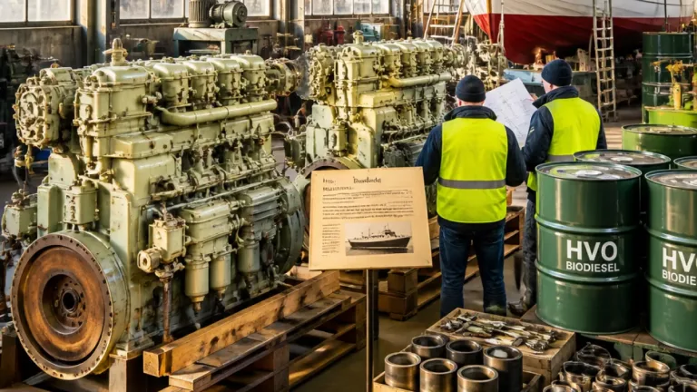 Motoren van historische Insulinde gaan voor revisie naar Haarlem om vaart te verduurzamen