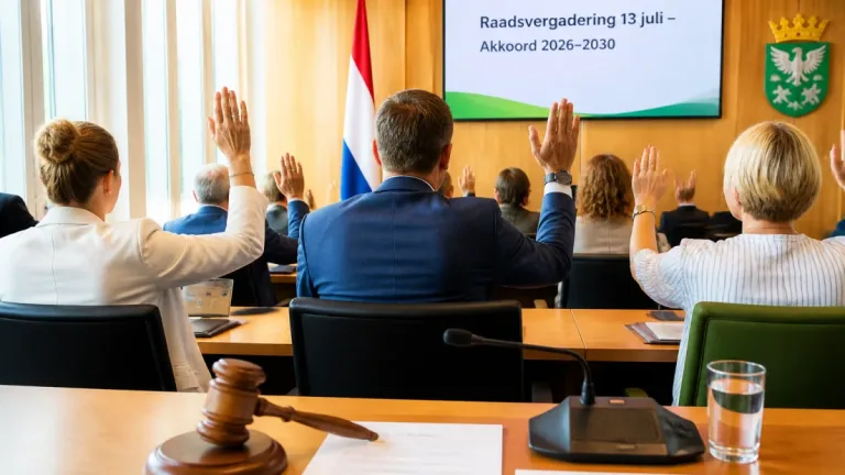 Nieuw college zet koers voor Ridderkerk: installatie rond, akkoord 2026-2030 kan van start