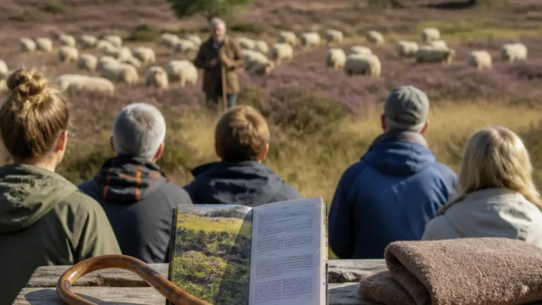 Nieuw gidsje belicht rol van schaapskuddes in behoud Drentse heide