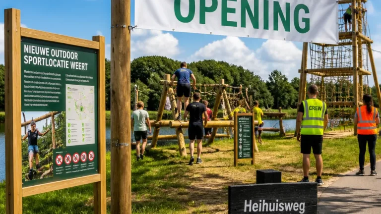 Nieuwe outdoor sportlocatie opent in Weert: hindernisbaan en gratis clinics bij Blauwe Meertje