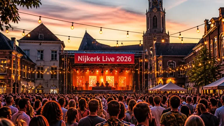 Nijkerk Live 2026 gestart: bomvol Plein en zes weken livemuziek