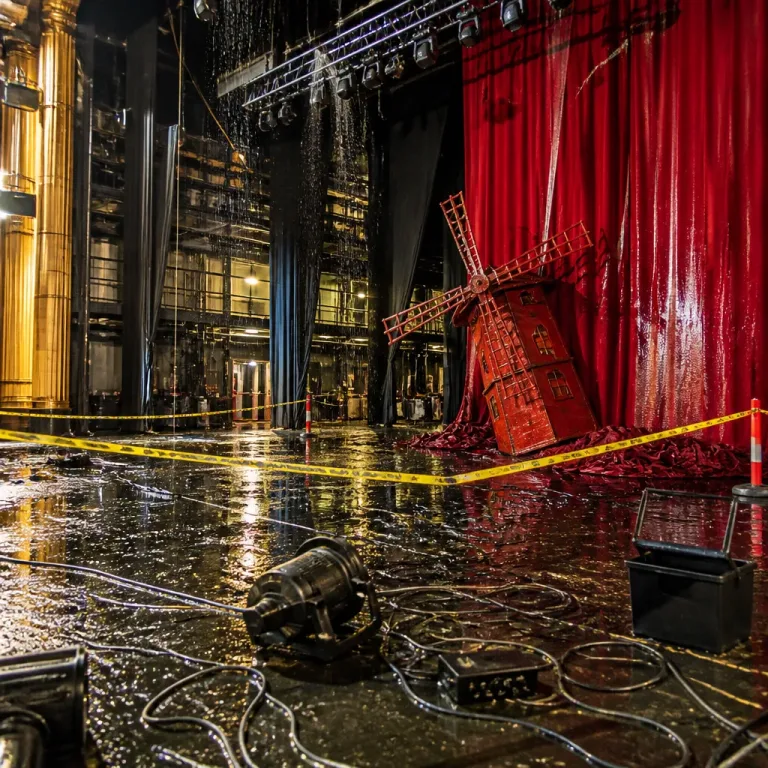 Moulin Rouge! stopt per direct na waterschade Beatrix Theater; weekendshows geannuleerd