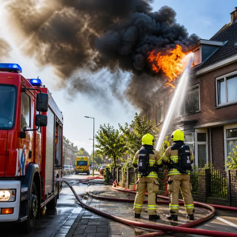 Gewonde bij woningbrand Bovensmilde; veel rook, oorzaak nog onduidelijk