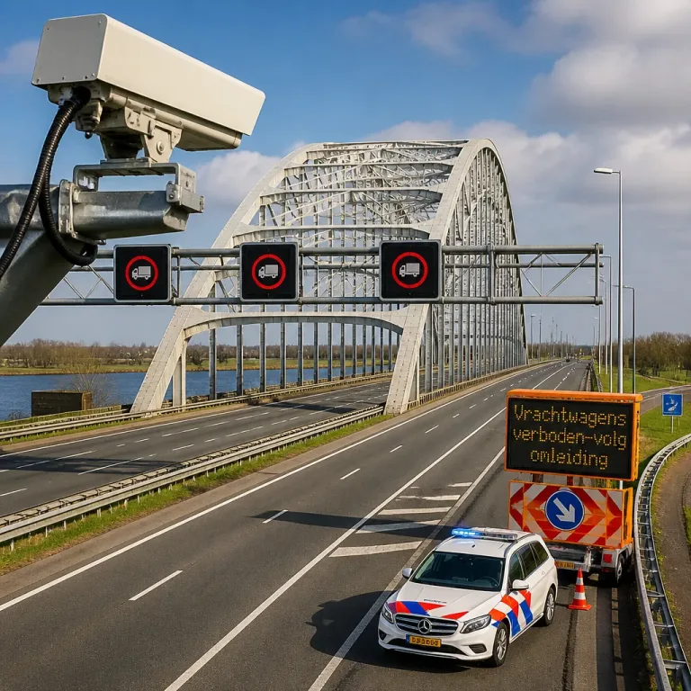 Vrachtwagenverbod Merwedebrug A27 treft logistiek hard; zorgen over onderhoud groeien