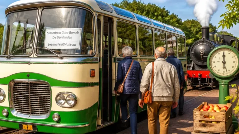 Nostalgische bus verbindt drie Bevelandse musea met rondje erfgoed dit weekend