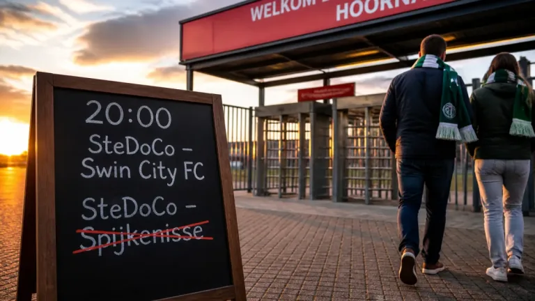 Oefenduel in Hoornaar afgelast: Spijkenisse vanavond niet in actie