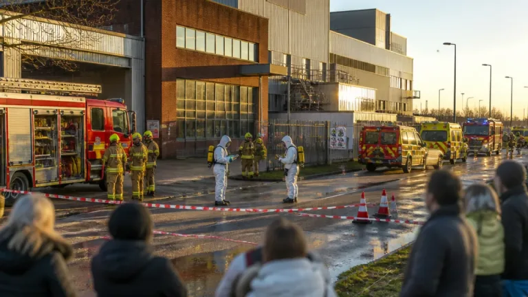 Onbekende stof vrijgekomen bij Nestlé in Nunspeet; pand ontruimd, GRIP 1 ingezet