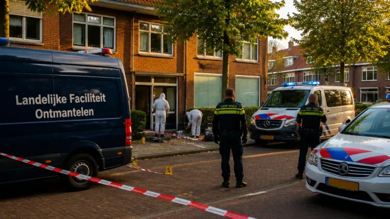 Onderzoek in Voorburg-West na inval; woning mogelijk verbonden met Haags drugslab