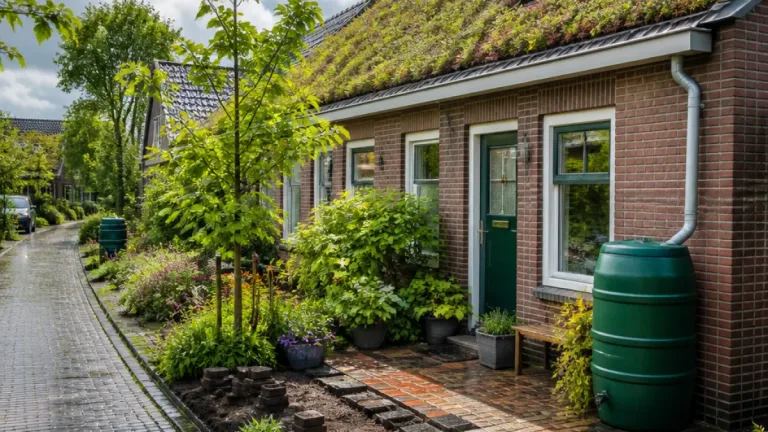 Overijssel bijna koploper met subsidies voor regenton, groene daken en minder tegels