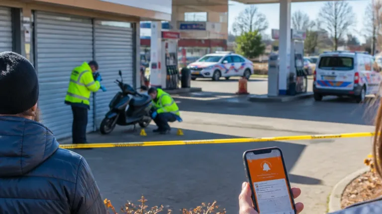 Overval op tankstation Parallelweg houdt Beverwijk bezig, politie zoekt twee vluchters