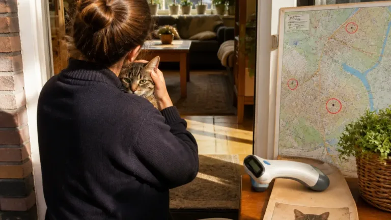 Poes Maria na bijna tien jaar terug bij eigenaar: emotioneel weerzien in Noord-Holland