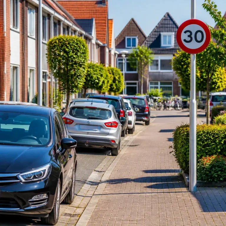 Westland: afzien van parkeervakken in 30 km‑straten vergroot volgens gemeente vaak de capaciteit