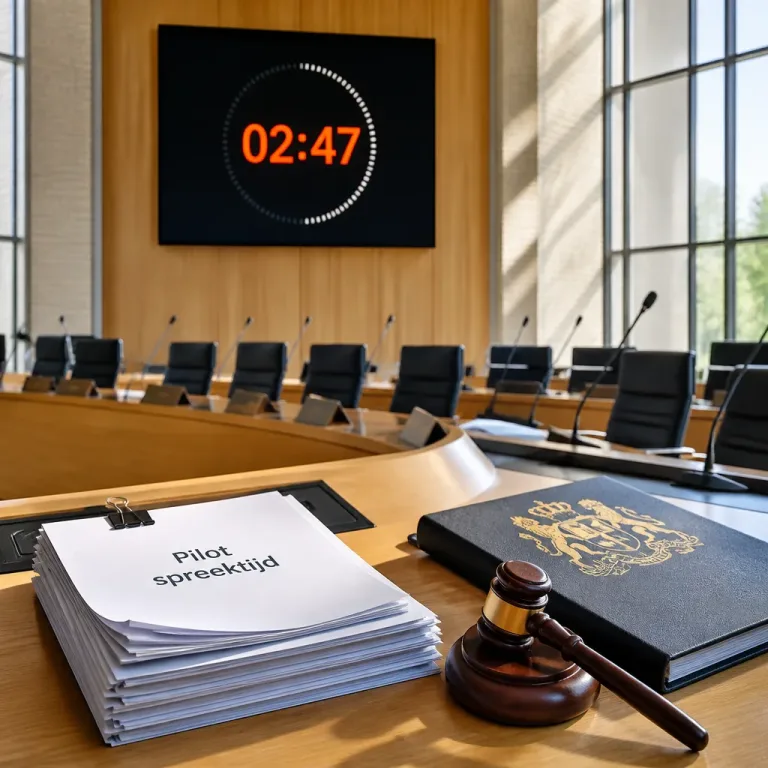 Land van Cuijk voert proef in met beperkte spreektijd; raadslid duidt fusie en inhuur