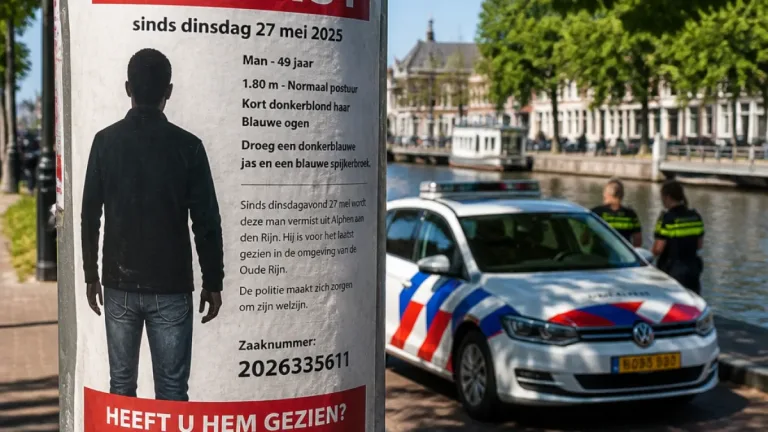 Politie roept hulp in bij vermissing 63-jarige uit Alphen aan den Rijn