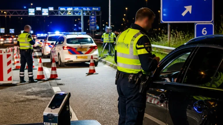 Politie voert steeds vaker alcoholcontroles bij afslag Voorburg van de A12