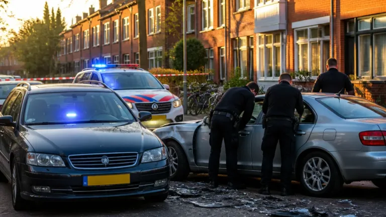 Politieachtervolging door Ede eindigt op Julianalaan met aanhouding en schade