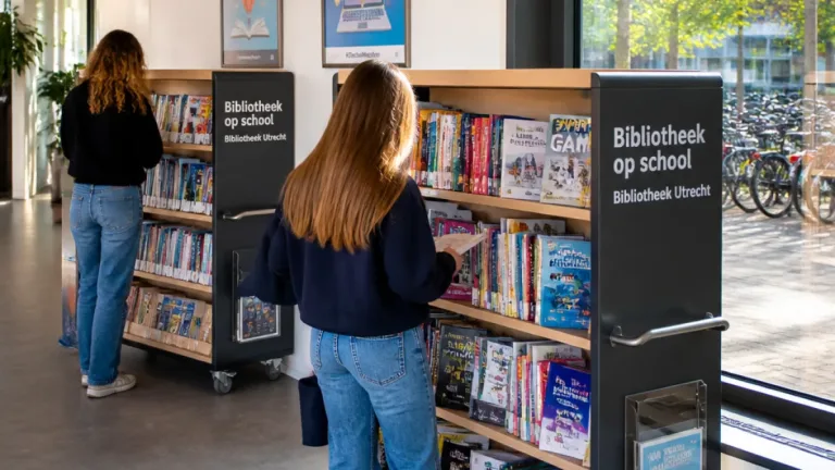 ROC Midden Nederland krijgt als eerste Utrechtse mbo eigen ‘Bibliotheek op school’