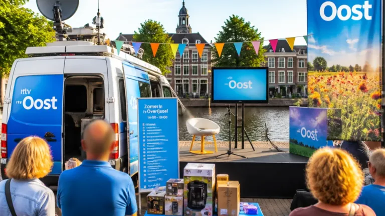 RTV Oost brengt dagelijks zomers programma 'Zomer in Overijssel' met spellen en prijzen