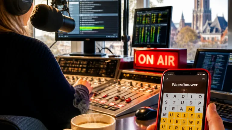 RTV Utrecht zet op maandag de koffie klaar: interactief spel ‘Woordbouwer’ in ochtendshow