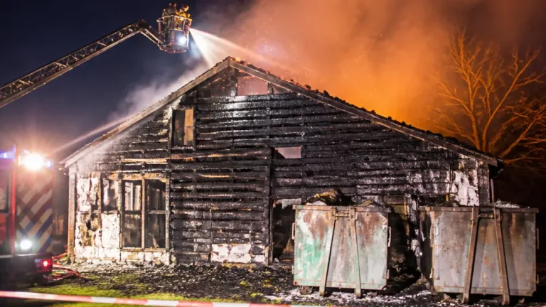 Schuur met houtopslag uitgebrand bij Brakel; politie onderzoekt mogelijke brandstichting