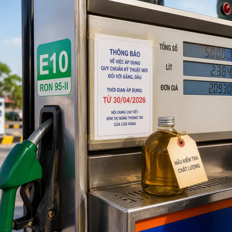 Vietnam scherpt normen voor E10-benzine aan: nieuw technisch kader per direct van kracht