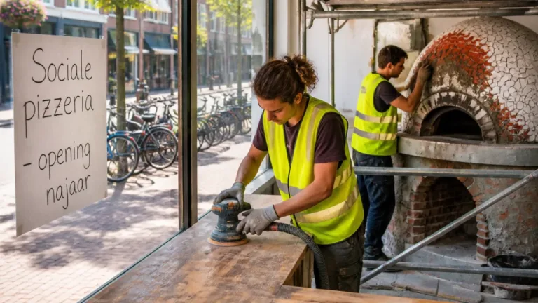 Sociale pizzeria in Lelystad geeft jongeren vaste werkplek en bouwt aan toekomst