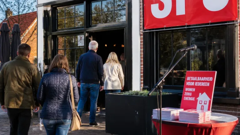 SP-leider Jimmy Dijk spreekt in Hardenberg over betaalbaarheid: bijeenkomst op 25 juli