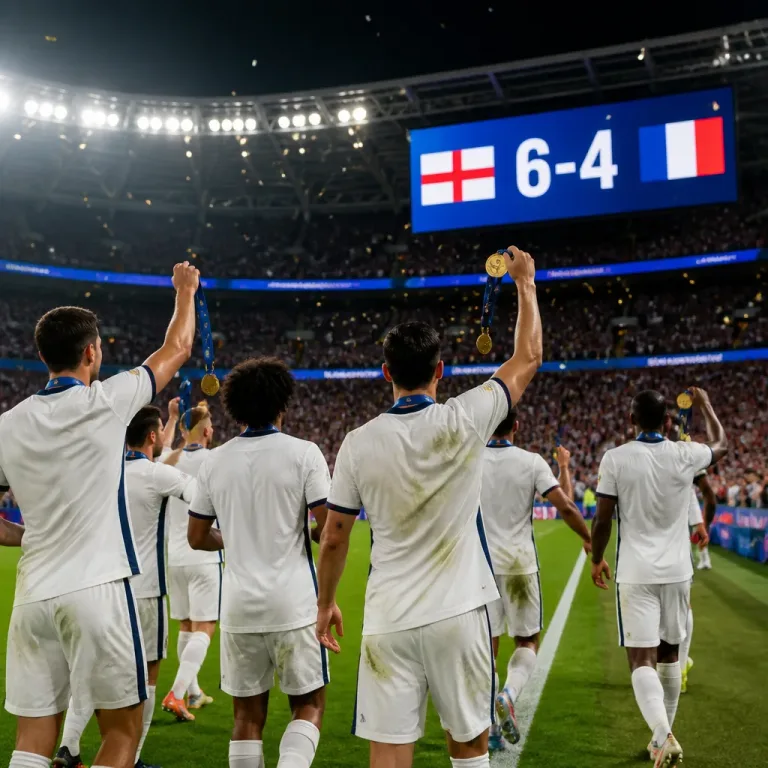 Engeland pakt brons op WK na 6-4 tegen Frankrijk in knotsgek duel