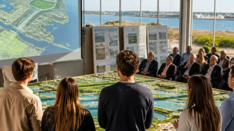 Studenten schetsen toekomstbeeld Zuid-Hollandse Delta voor het jaar 2100