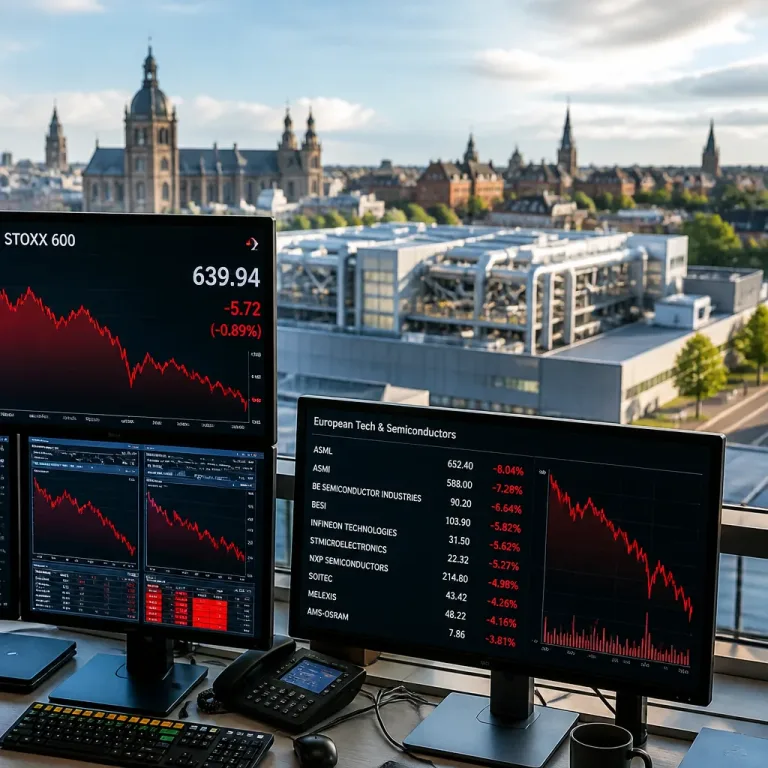 Techval drukt Europese markten; Nederlandse chipnamen onder druk