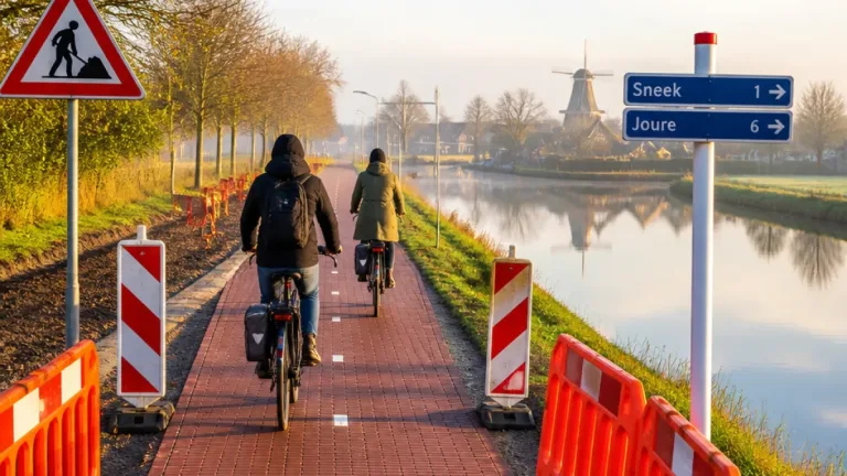 Vervolg aanleg doorfietsroute naar Joure brengt Sneek dichter bij snelle fietsverbinding