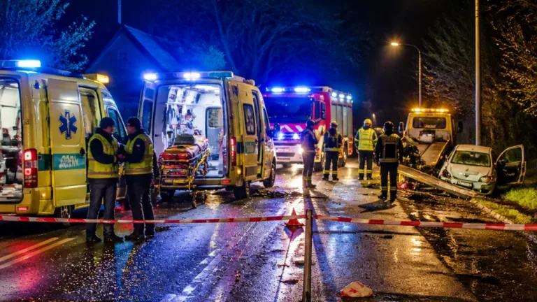 Vier gewonden bij botsing bij Stiens; meerdere incidenten zorgen voor druk op hulpdiensten
